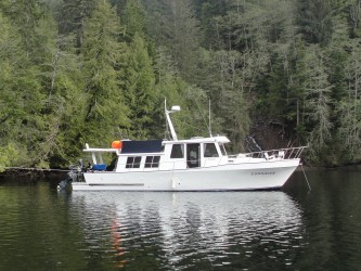 42 foot CS 40 Fast Trawler “live aboard” built by Independent Shiprwrights on Vancouver Island