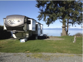 Luxury RV accommodations for rent on Masset, Haida Gwaii Island, BC