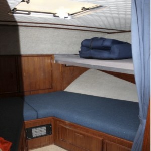 Stateroom and two starboard bunks